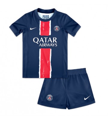 Paris Saint-Germain Hemmakläder Barn 2024-25 Kortärmad (+ Korta byxor)